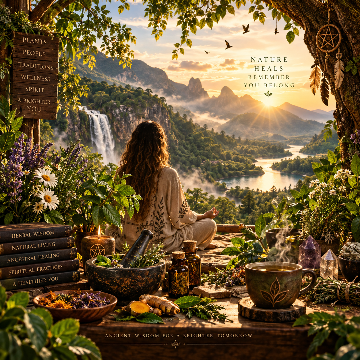 Returning to nature through herbal wisdom and intentional wellness